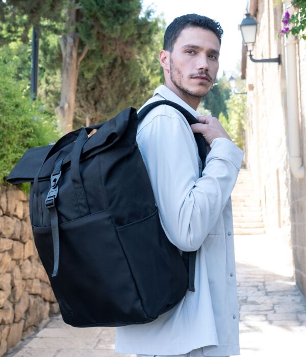 Ruby Roll-Top Laptop Backpack Thumbnail