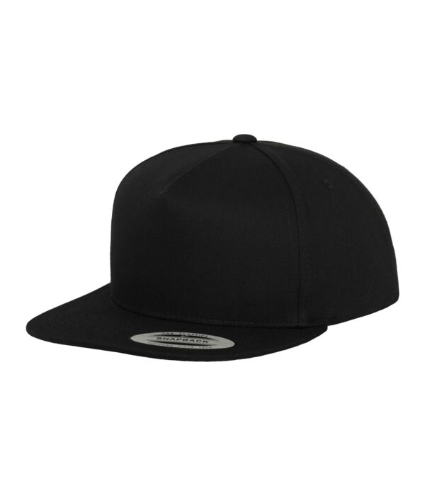 Classic 5 Panel Cotton Twill Snapback Thumbnail