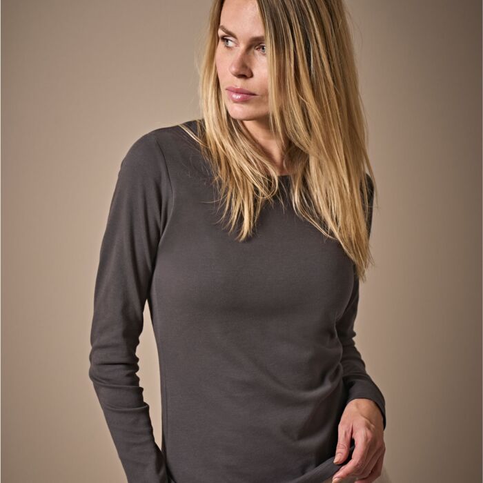 Ladies' Long Sleeve Interlock Tee Thumbnail
