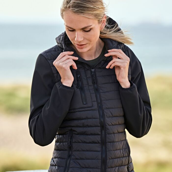 Ladies' Hooded Crossover Jacket Thumbnail