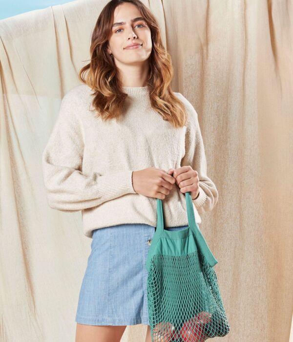 Organic Cotton Mini Mesh Grocery Bag Thumbnail