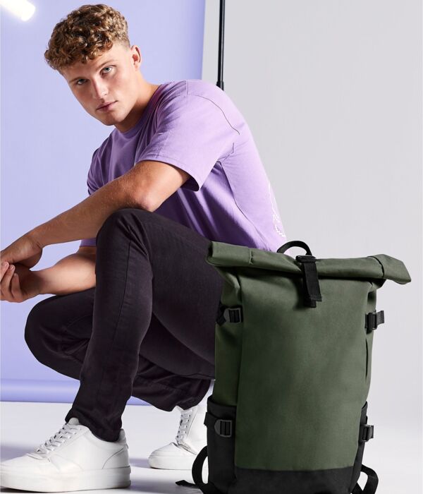 Block Roll-Top Backpack Thumbnail