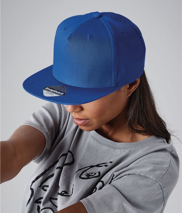 5 panel Snapback Rapper Cap Thumbnail