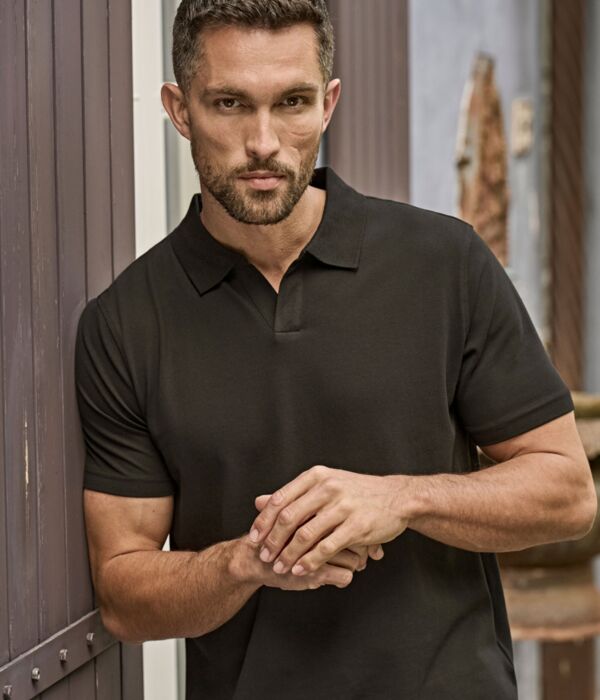 Men's Luxury Stretch V-Neck Polo Thumbnail