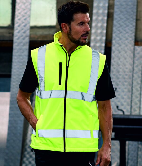 Hi-Vis Softshell Bodywarmer Thumbnail