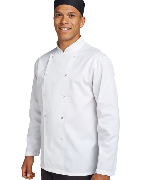Budget Long Sleeve Chefs Jacket Thumbnail