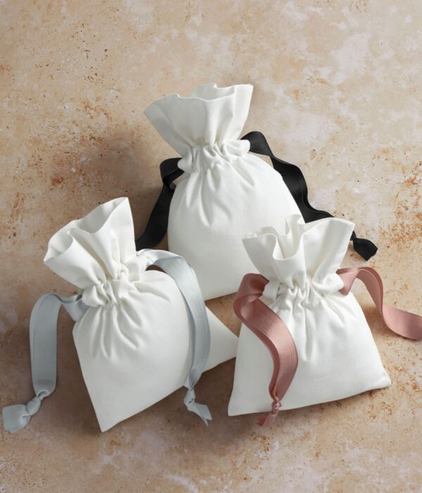 Cotton Bag with Ribbon Cord Thumbnail