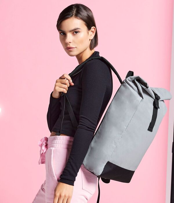 Reflective Roll-Top Backpack Thumbnail
