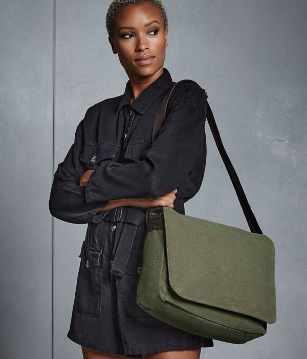 Vintage Canvas Despatch Bag Thumbnail