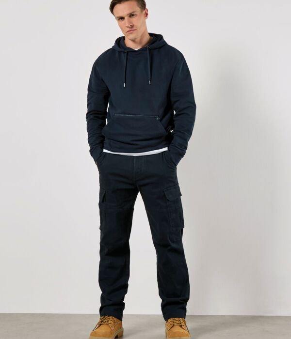 Regular Fit Pique Hoodie Thumbnail