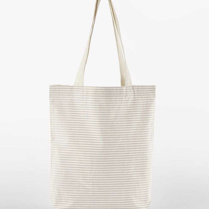 Striped Organic Cotton Tote st Thumbnail