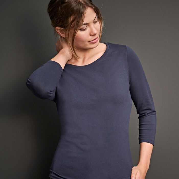 Ladies' Stretch 3/4 Sleeve Tee Thumbnail