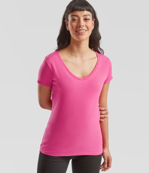 Ladies' Iconic 150 V-Neck T Thumbnail