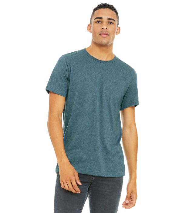 Unisex Heather Jersey Short Sleeve Tee Thumbnail