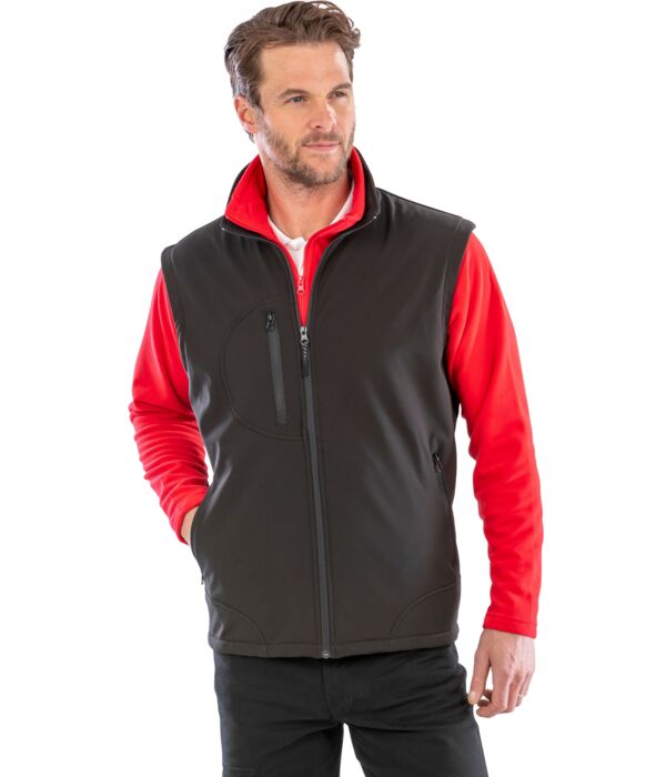 Recycled 3 Layer Softshell Bodywarmer Thumbnail