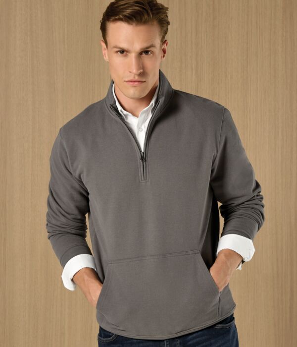 1/4 Zip Pique Sweatshirt Thumbnail