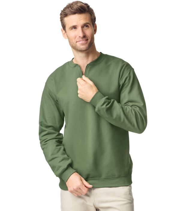 Softstyle Midweight 1/4 Zip Sweatshirt Thumbnail