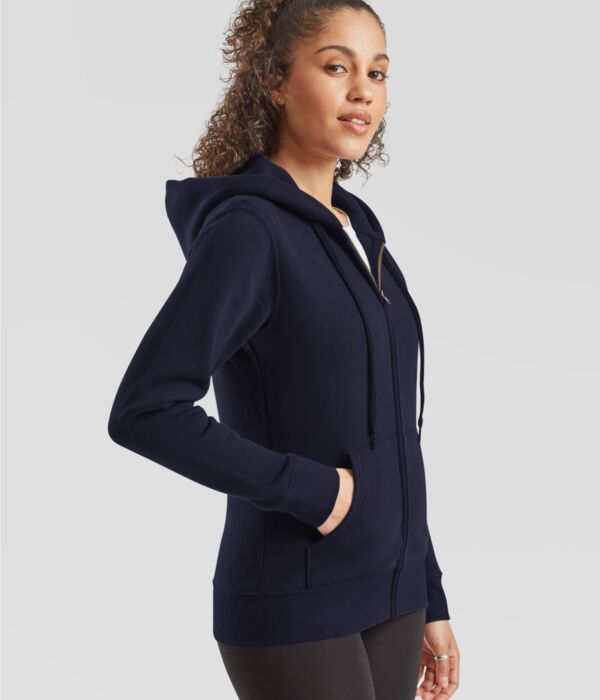 Ladies' Premium Hooded Sweat Jacket Thumbnail