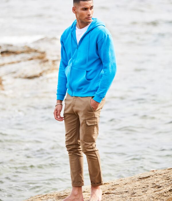 Men's Classic Hooded Sweat Jacket Thumbnail