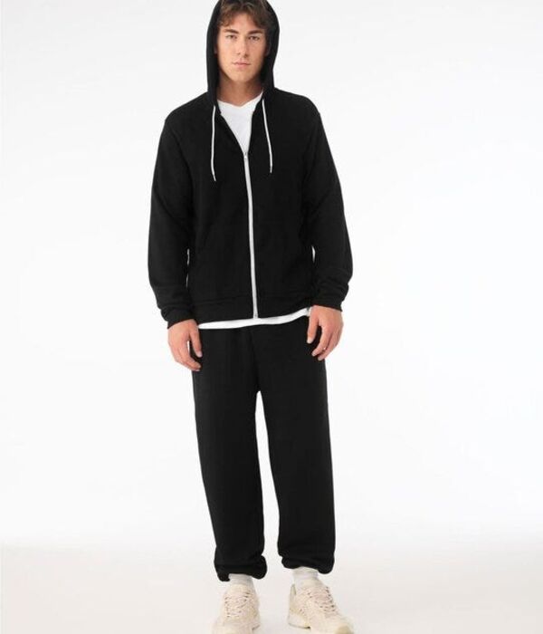 Canvas Unisex Poly-Cotton Fleece Full-Zip Hoodie Thumbnail