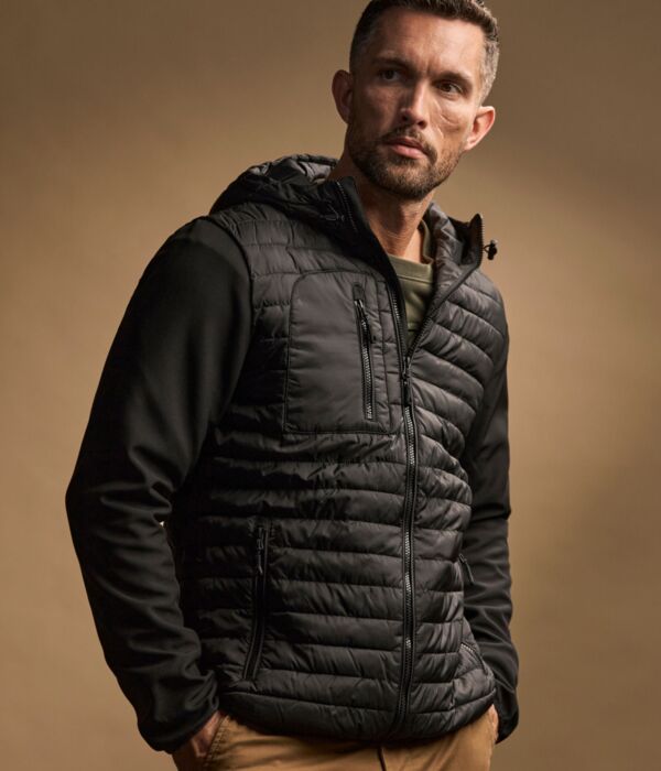 Men's Hooded Crossover Jacket Thumbnail