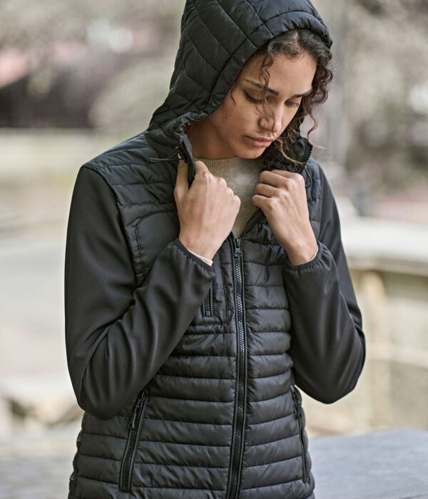 Ladies' Hooded Crossover Jacket Thumbnail