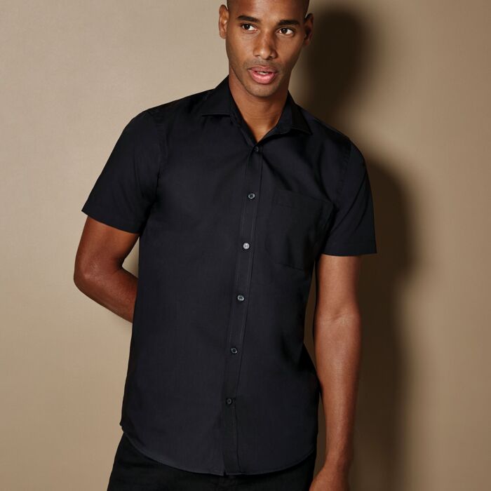 Tailored Fit Short Sleeve Poplin Shirt Thumbnail