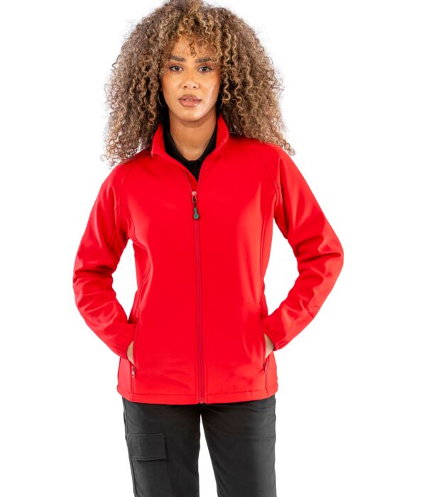 Ladies' Recycled 2-Layer Printable Softshell Thumbnail
