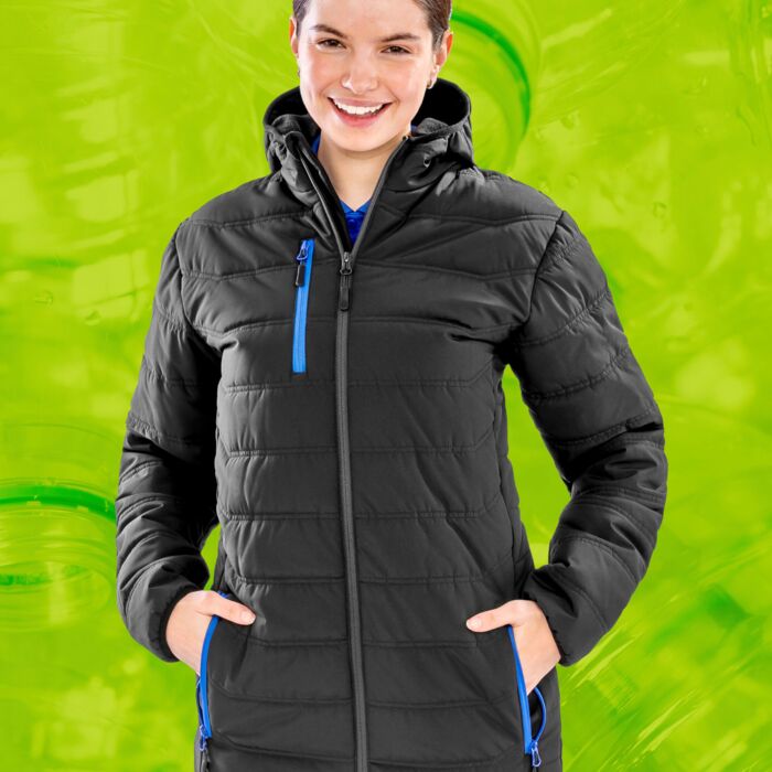 Black Compass Padded Winter Jacket Thumbnail