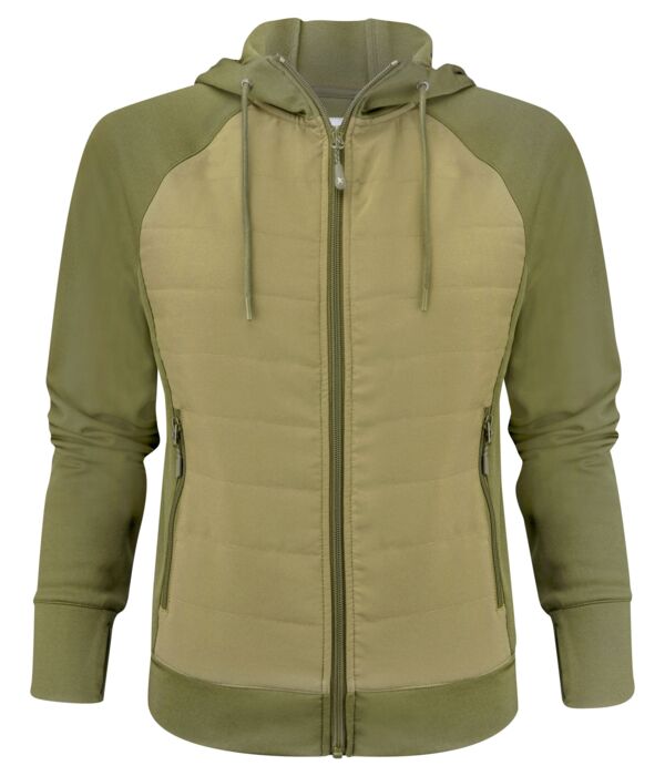Ladies Keyport Full Zip Hooded Hybrid Jacket Thumbnail