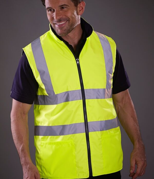 Hi-Vis Reversible Fleece Vest Thumbnail
