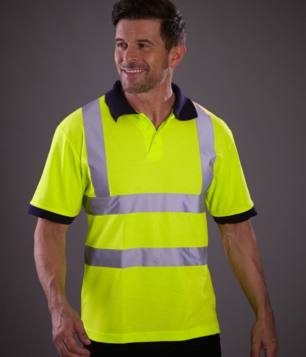 Hi-Vis Short Sleeve Polo Shirt Thumbnail