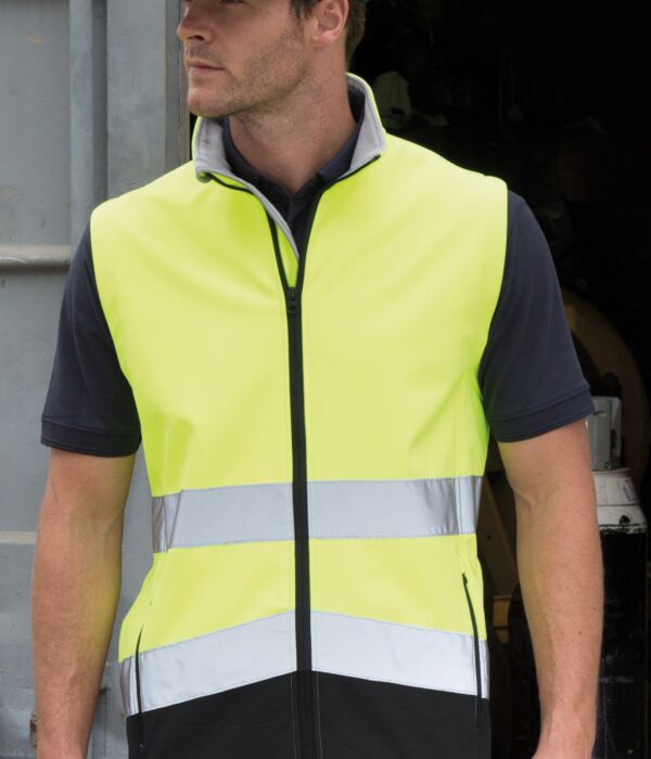 Printable Safety Softshell Gilet Thumbnail