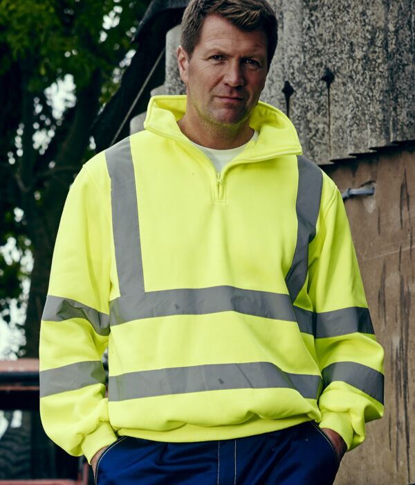 Hi-Vis 1/4 Zip Sweatshirt Thumbnail