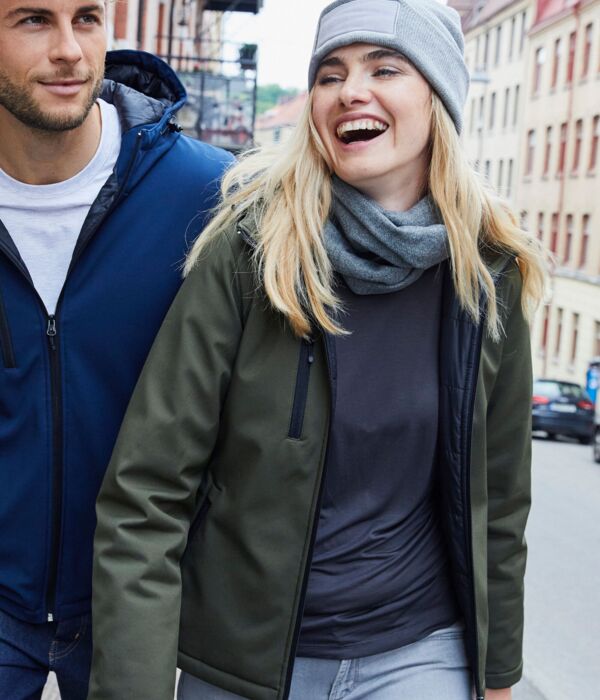 Ladies Padded Softshell Hoody Thumbnail