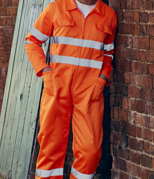 Hi-Vis Polycotton Coverall Thumbnail