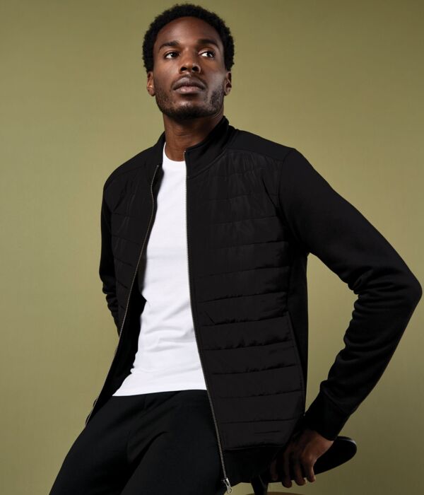 Quilted Full Zip Sweatshirt Thumbnail