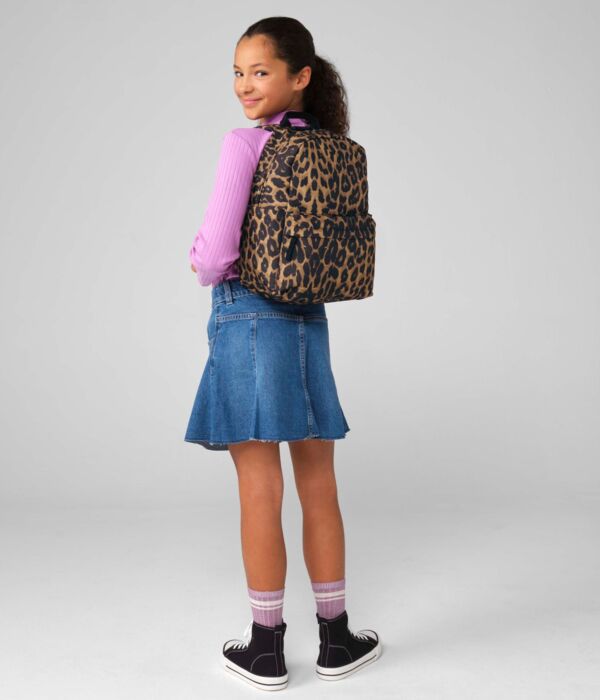 Leopard Print Mini Backpack Thumbnail