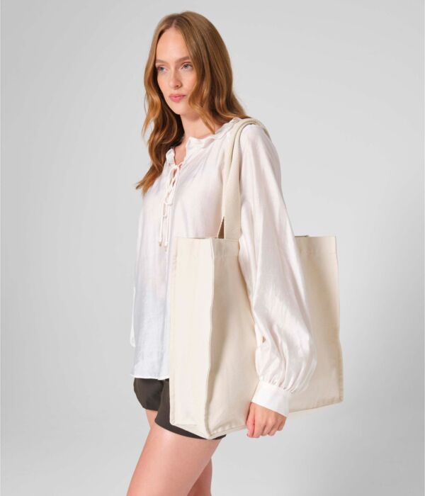 Chevron Handle Shopper Thumbnail