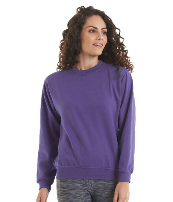 Ladies Deluxe Crew Neck Sweatshirt Thumbnail