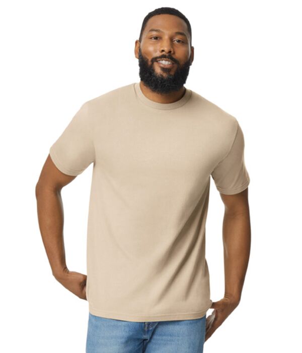 Softstyle Midweight Adult No Label Enzyme Wash T-Shirt Thumbnail