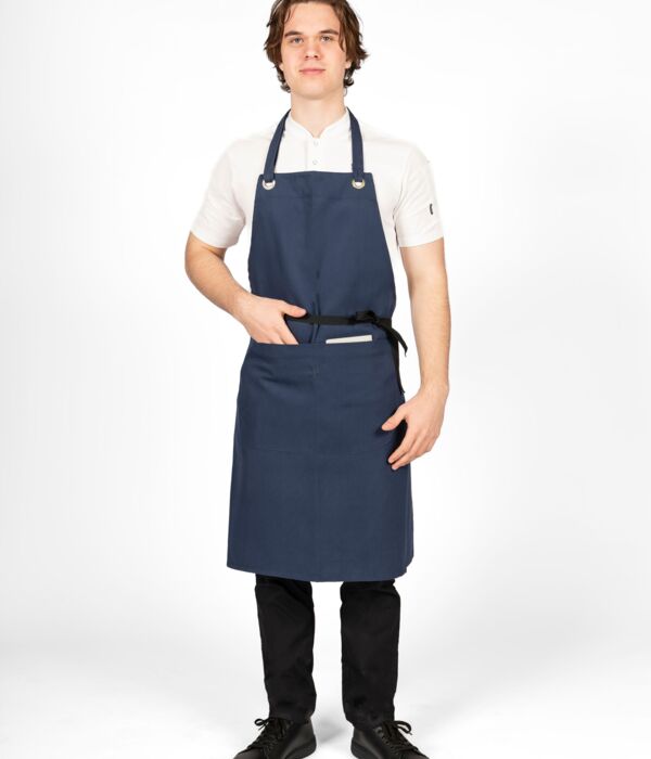 Canvas Bib Apron With Pocket Thumbnail