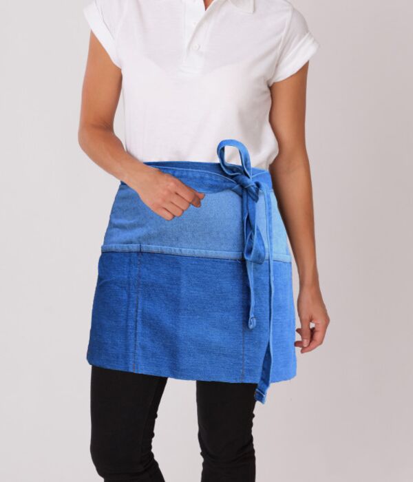 Denim Money Pocket Apron Thumbnail