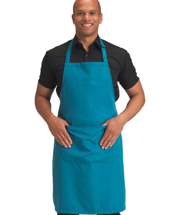 Recycled Bib Apron With Pocket Thumbnail
