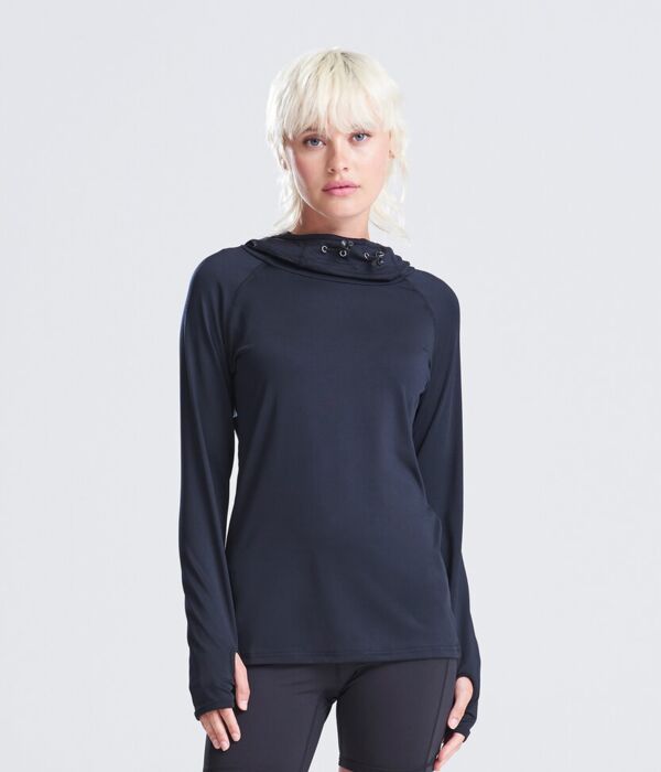 Women's cool cowl neck top Thumbnail