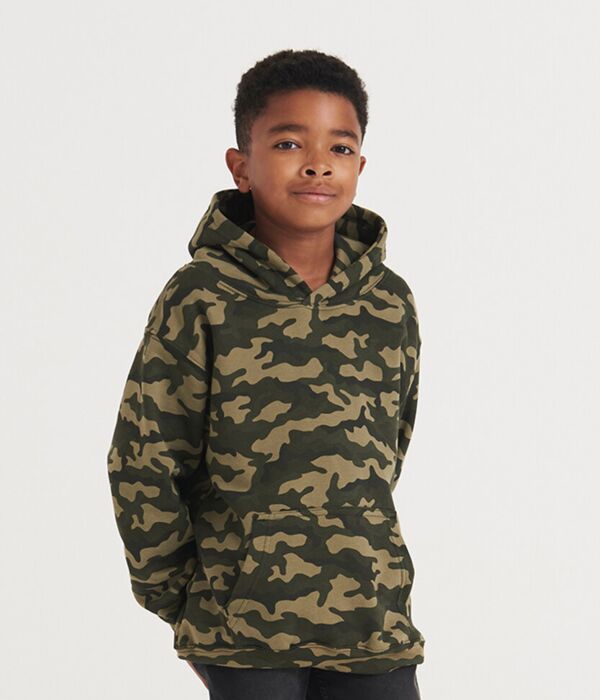 Kids camo hoodie Thumbnail
