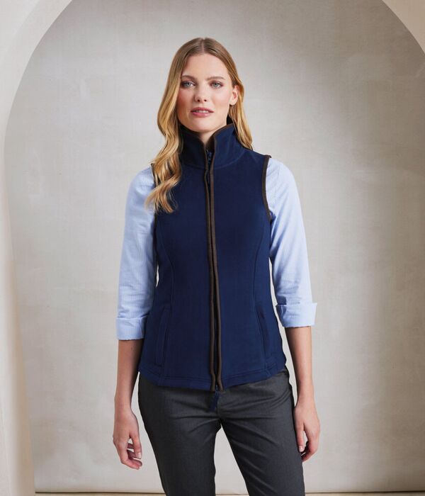 Women’s artisan fleece gilet Thumbnail