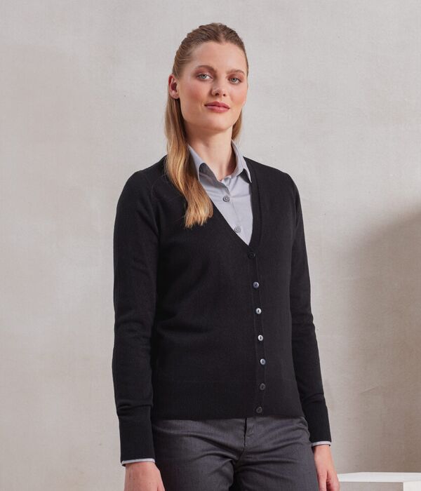 Women's 'essential' acrylic cardigan Thumbnail