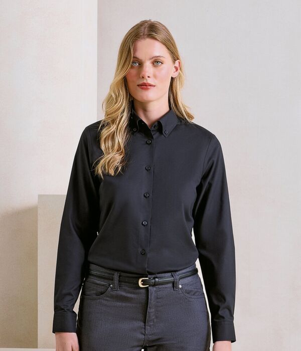 Women’s ‘Supreme’ Oxford long sleeve shirt Thumbnail