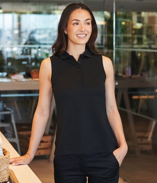 Women’s sleeveless Coolplus® polo shirt Thumbnail